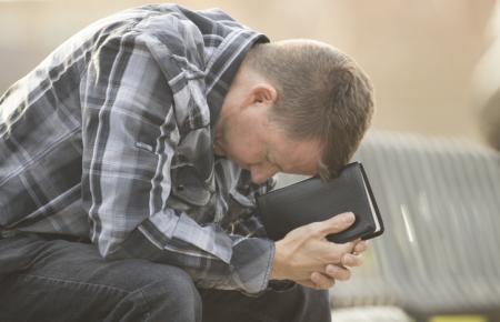 Man praying